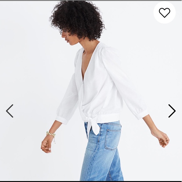 Madewell Wrap Top - Picture 5 of 6